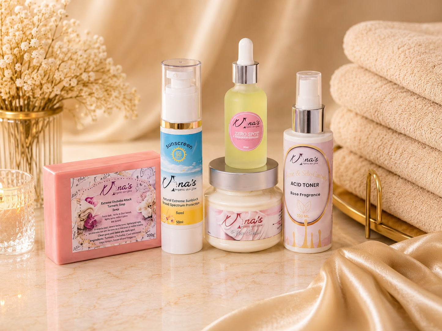 Acne and glow combo